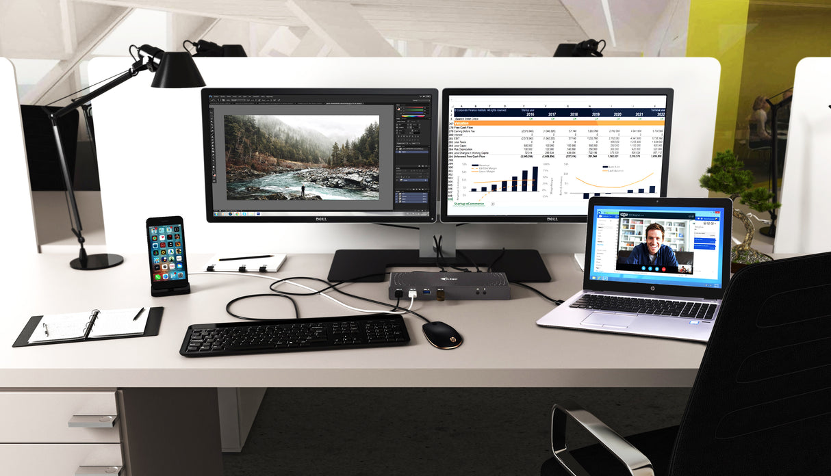 i-Tec USB-C / USB-A 3.0 4K Dual Video Docking Station USB-C Dockingstation