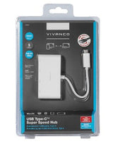 Vivanco 34292 interface hub USB 3.2 Gen 1 (3.1 Gen 1) Type-C 5000 Mbit/s Hvid