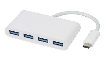 Vivanco 34292 interface hub USB 3.2 Gen 1 (3.1 Gen 1) Type-C 5000 Mbit/s Hvid