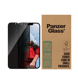 PanzerGlass ® 2-Way Privacy Skærmbeskyttelse iPhone 17e | 16e | 14 | 13 | 13 Pro | Ultra-Wide Fit
