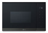 LG MG7Z2593B mikrobølgeovn Sort, Rustfrit stål Grill mikroovn Indbygget 25 L 900 W