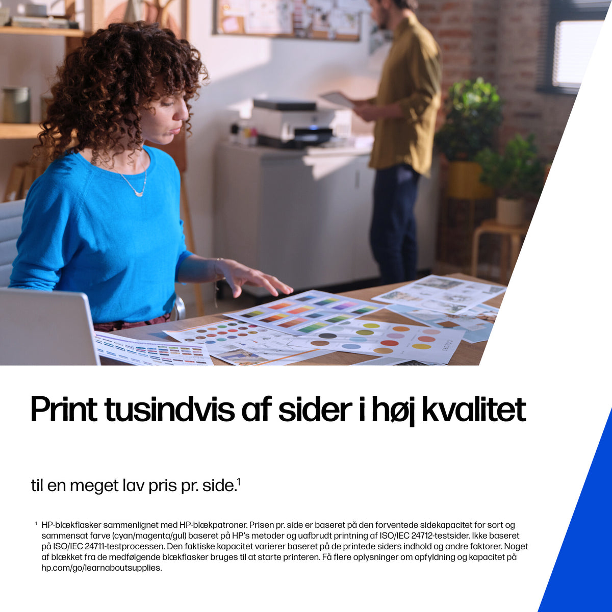 HP 31 Cyan 8000 sider Blækrefill 1VU26AE