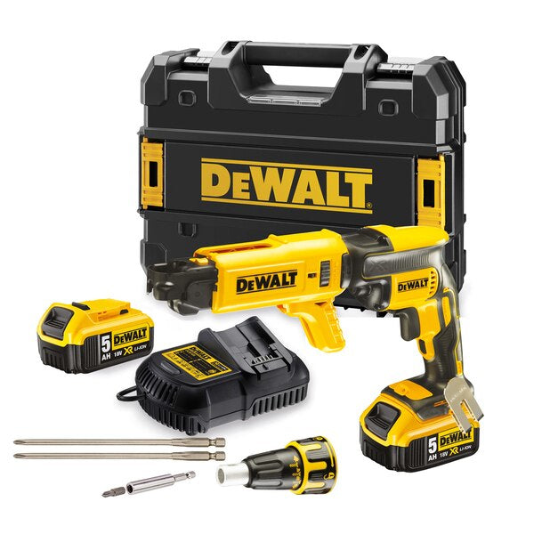 DeWALT DCF620P2K-QW Autofremføringsskruetrækker 18V