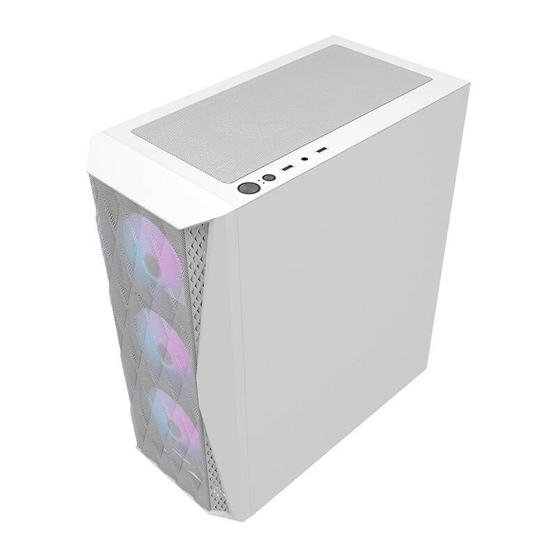 Computerkasse Darkflash DK352 Mesh (hvid)