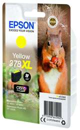Epson Squirrel 378XL blækpatron 1 stk Original Højt (XL) udbytte Gul
