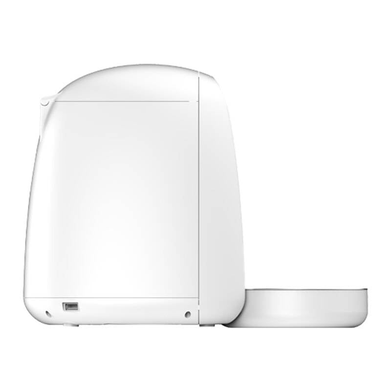Automatisk Pet Feeder med metalskål WIFI mini Dogness (hvid)