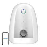 Automatisk Pet Feeder med metalskål WIFI mini Dogness (hvid)