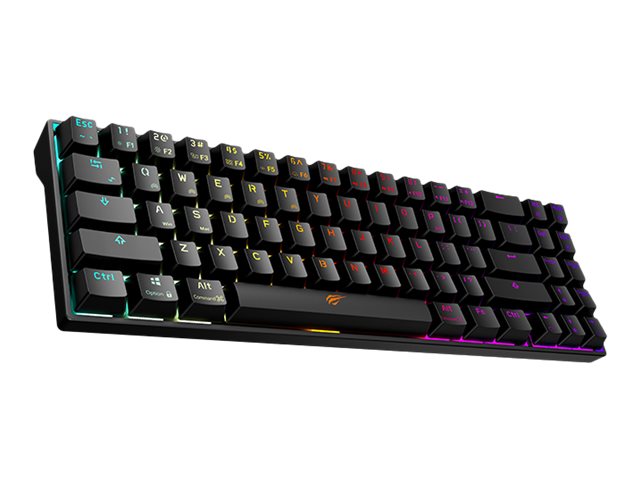 Havit GAMENOTE KB496L Tastatur Mekanisk RGB Trådløs Kabling