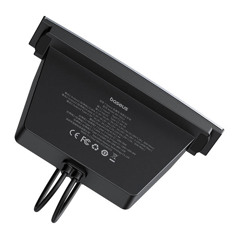 Base Hubus T-Space med USB-C til lynkabler til Tesla Cars (sort)