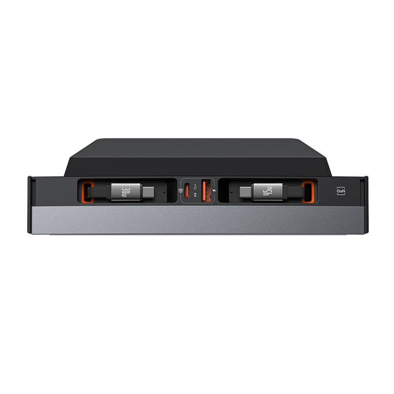 Hubus Base T-Space med USB-C til USB-C kabler til Tesla Cars (sort)