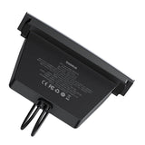 Hubus Base T-Space med USB-C til USB-C kabler til Tesla Cars (sort)