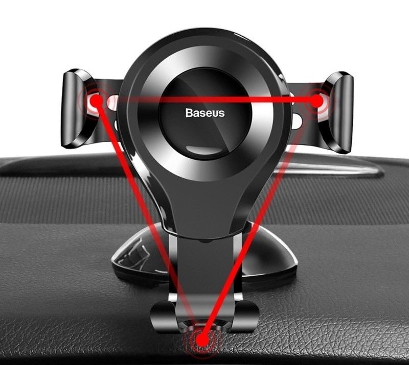 Baseus Osculum SUYL-XP01 gravity car holder for windshield or dashboard - black