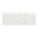 Contour Design Active Key Contour QuickClean medicinsk tastatur med aftageligt cover, kompakt, kablet, hvid, PN C7012
