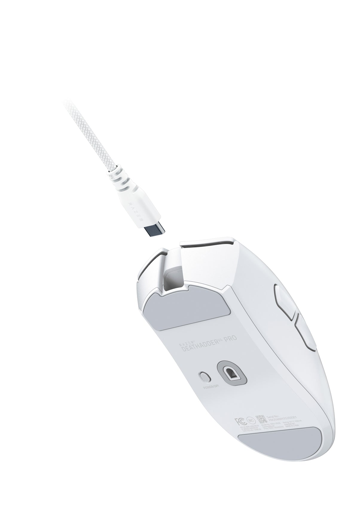 Razer DeathAdder V4 Pro mus Spil Højre hånd RF Wireless + USB Type-A Optisk 45000 dpi