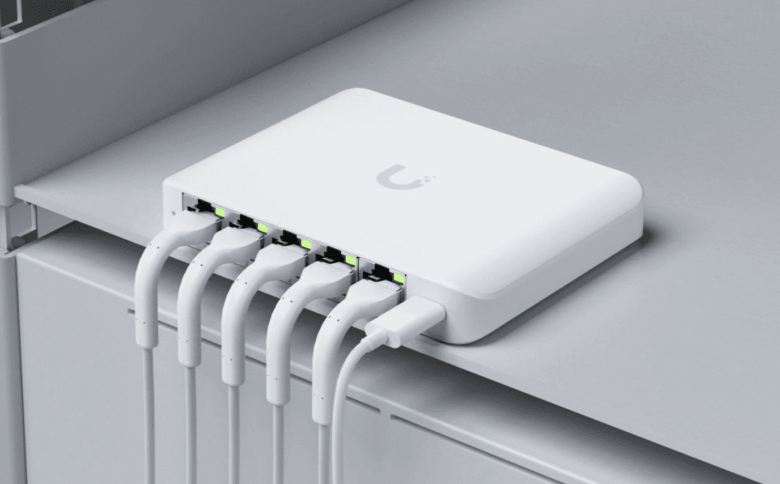 Ubiquiti UniFi Switch Flex Mini 2.5G Switch 5-porte 2.5 Gigabit Ethernet PoE