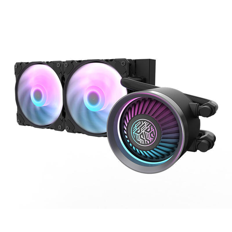 Darkflash DN 240 CPU flydende køling (sort)