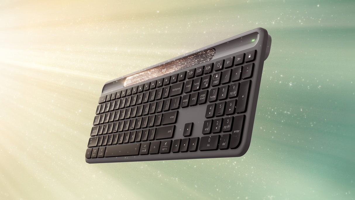 Logitech Signature Slim Solar + K980 tastatur Universel RF trådløs + Bluetooth QWERTY UK international Grafit
