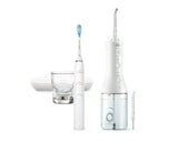 Philips Sonicare Power Flosser 3000 + Elektrisk tandbørste DiamondClean 9000 HX3886/41 EU