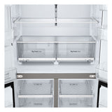 LG GML960PYFE side-by-side køle-fryseskab Fritstående 637 L Sølv