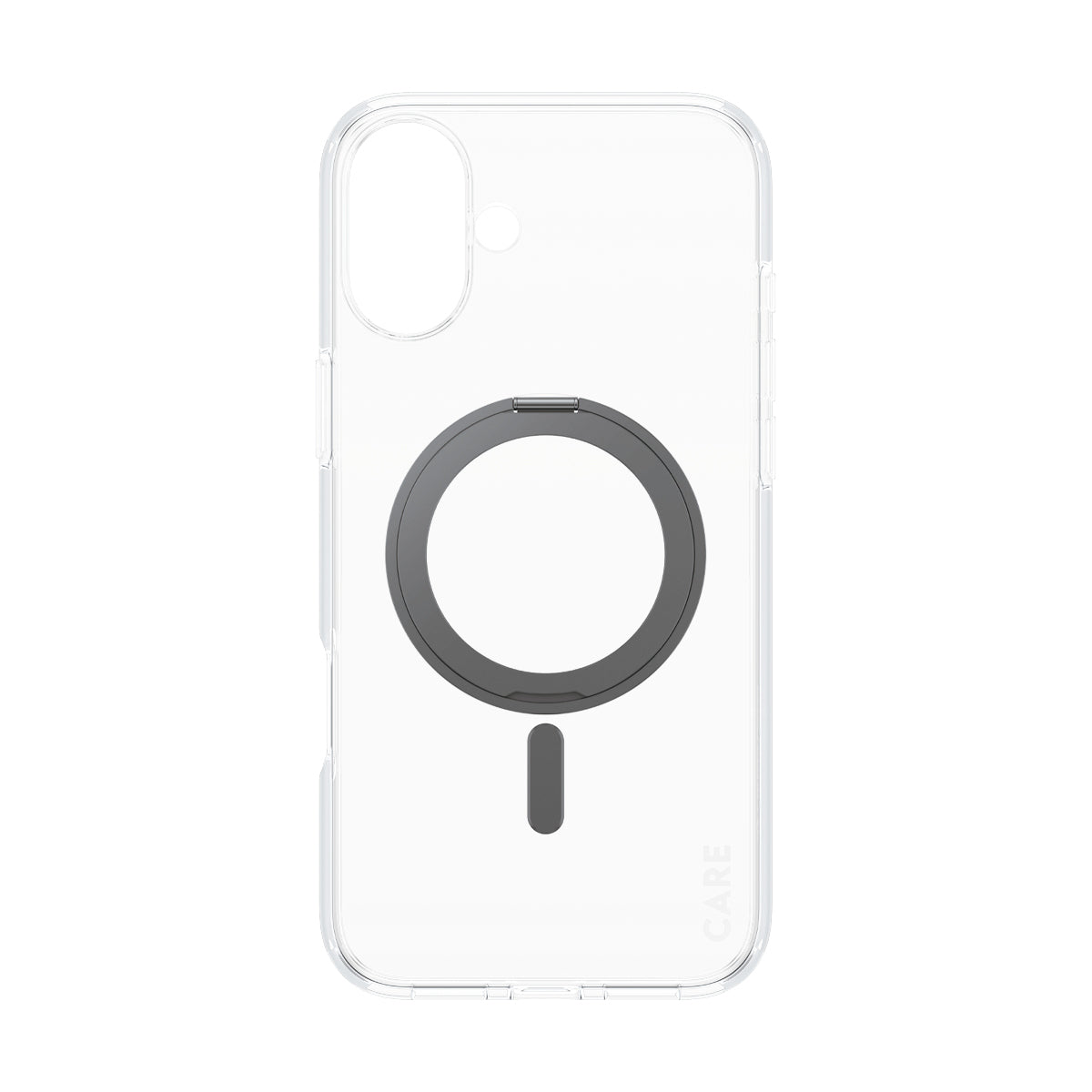 PanzerGlass CARE by ® Feature Case Transparent m. Sort Kickstand & MagSafe iPhone 16 Plus