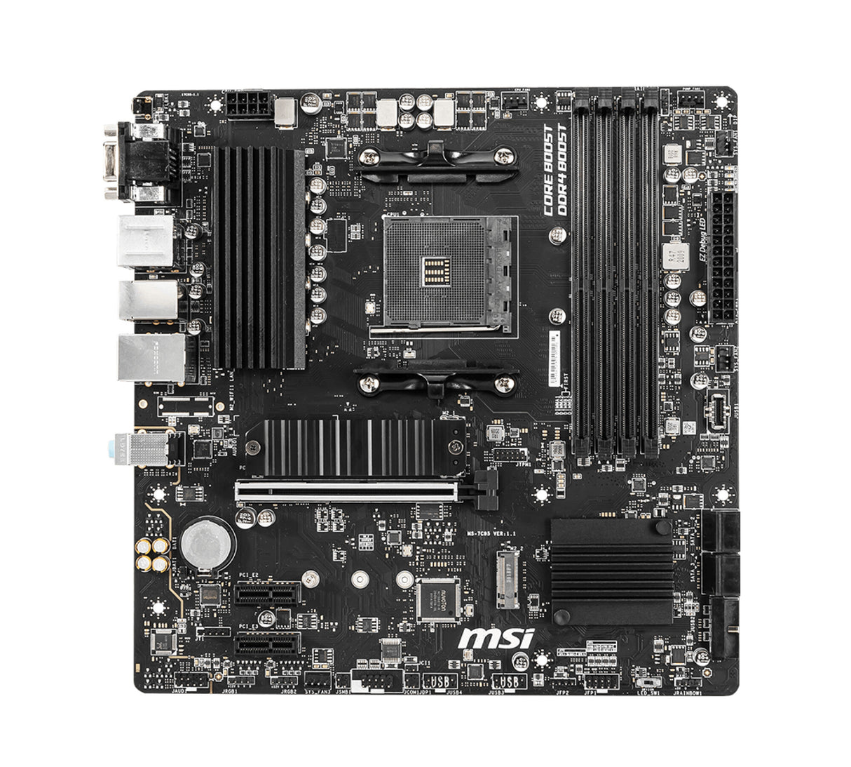 MSI B550M PRO-VDH bundkort AMD B550 Stik AM4 micro ATX