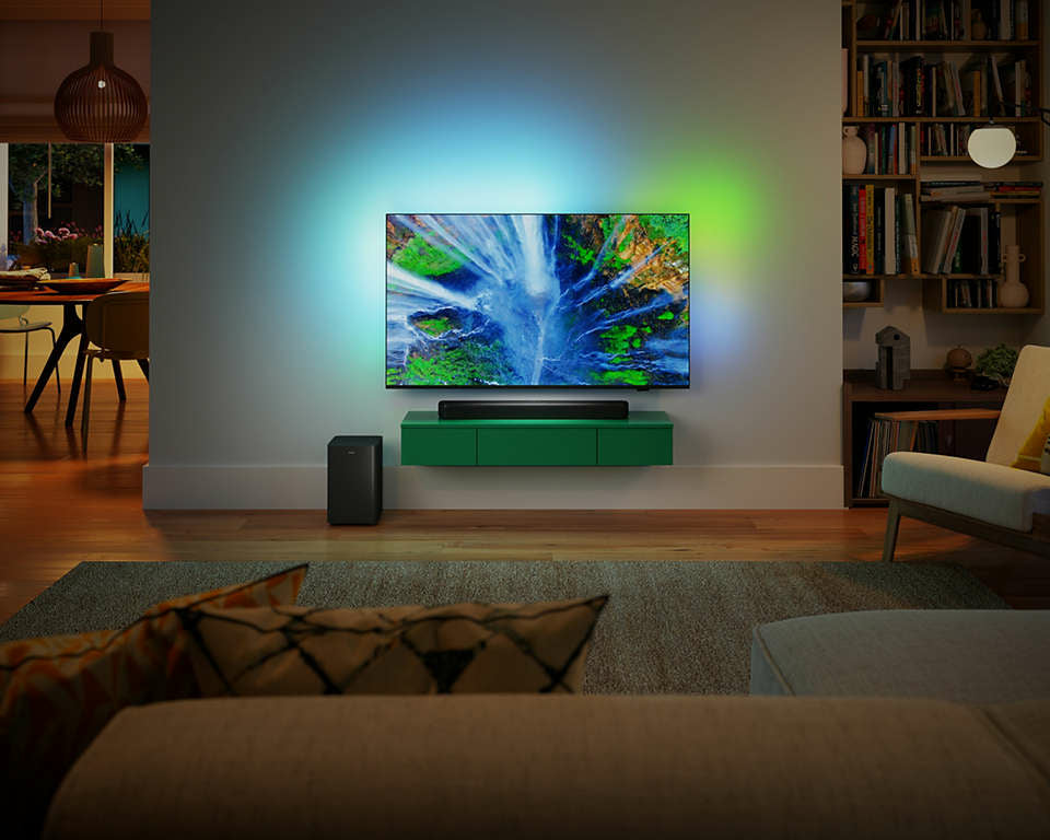 Philips TAB5309/10 Soundbar 2.1 kanal Lydbarsystem Sort