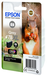Epson Squirrel 478XL blækpatron 1 stk Original Højt (XL) udbytte Grå
