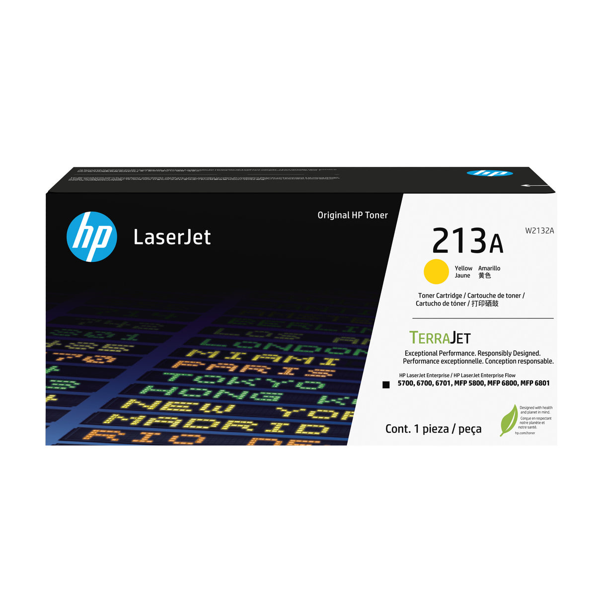 HP 213A original LaserJet-tonerpatron med høj kapacitet, magenta