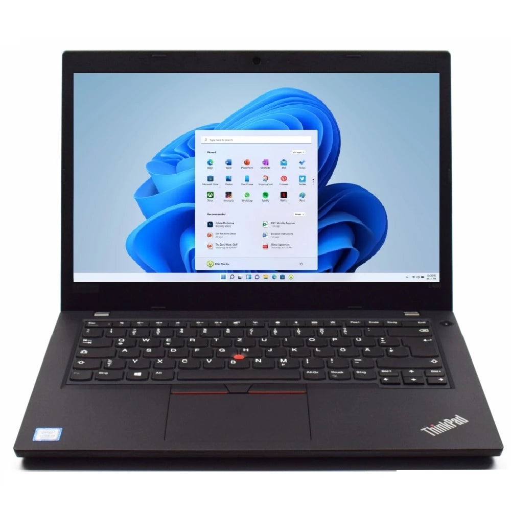 (Refurbished) Lenovo ThinkPad T480 14" I5-8350U 8GB 240GB Intel UHD Graphics 620 Windows 10 Pro 64-bit