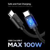 Spigen Ee451 Eu Gan Essential 1 Port Netværksopladder 45 W + Usb C Kabel Sort