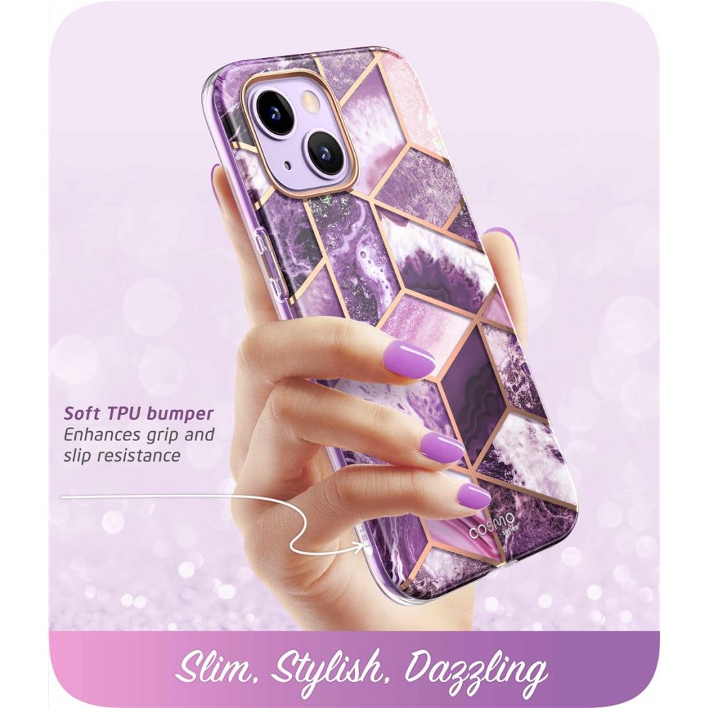 Supcase Cosmo Iphone 14 Plus / 15 Plus Marmorlilla