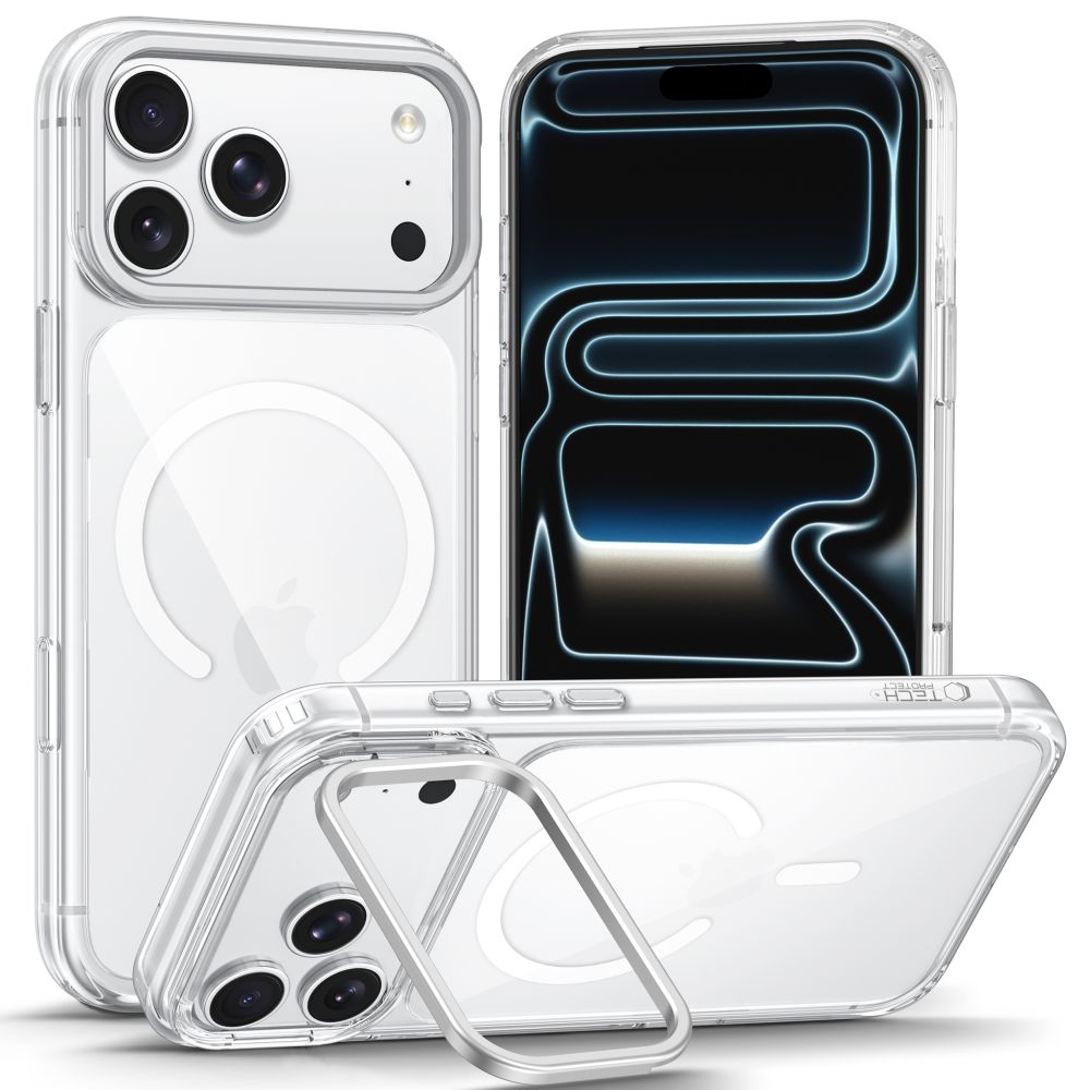 Tech Protect Magstand Magsafe Cc Iphone 17 Pro Max / 18 Pro Max Clear