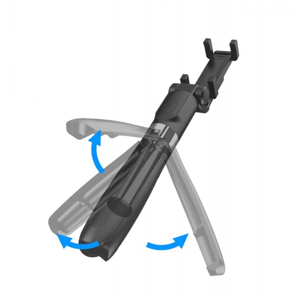 Tech Protect L01 S Bluetooth Selfie Stick Stativ Sort