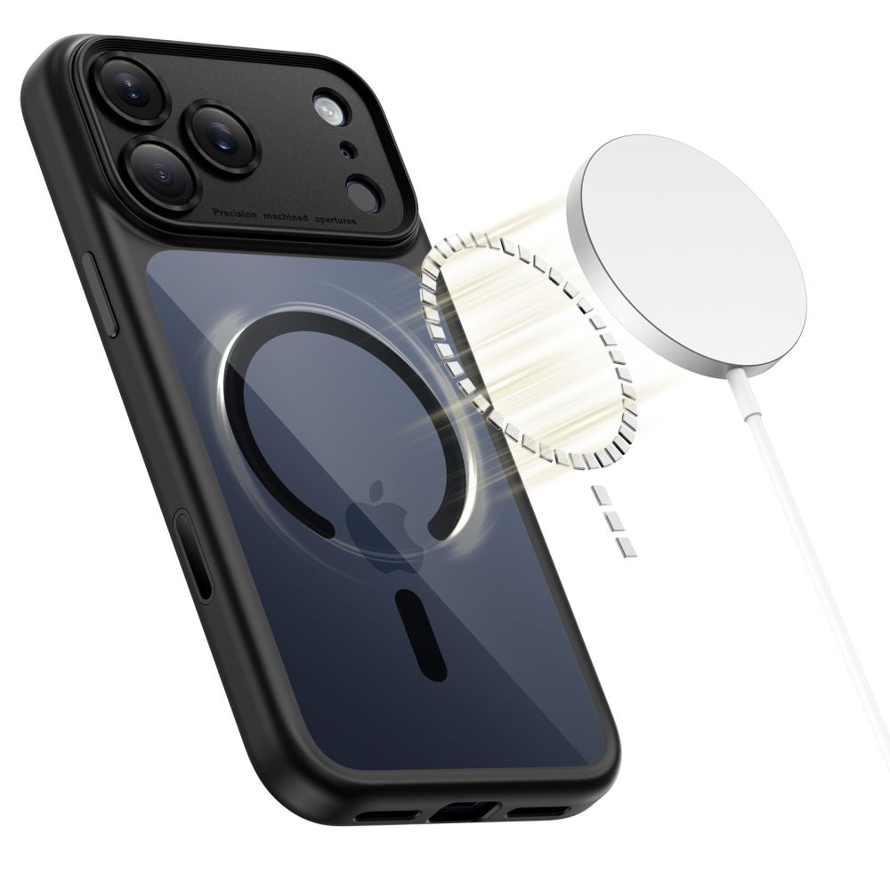 Tech Protect Magpeak Magsafe Cc Iphone 17 Pro Max Sort/Klar