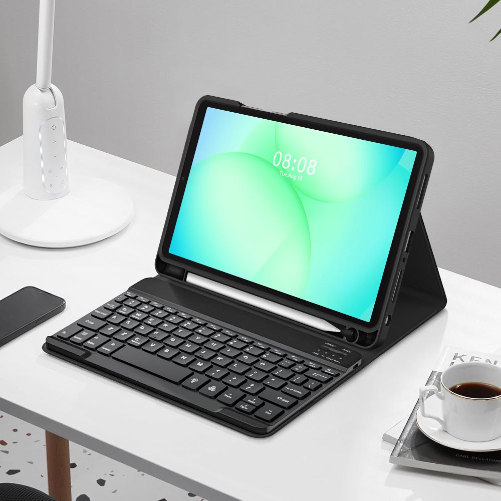 Tech Protect Sc Pen + Tastatur Galaxy Tab A9+ / A11+ Plus 11.0 X210 / X215 / X216 / X230 / X235 / X236 Sort
