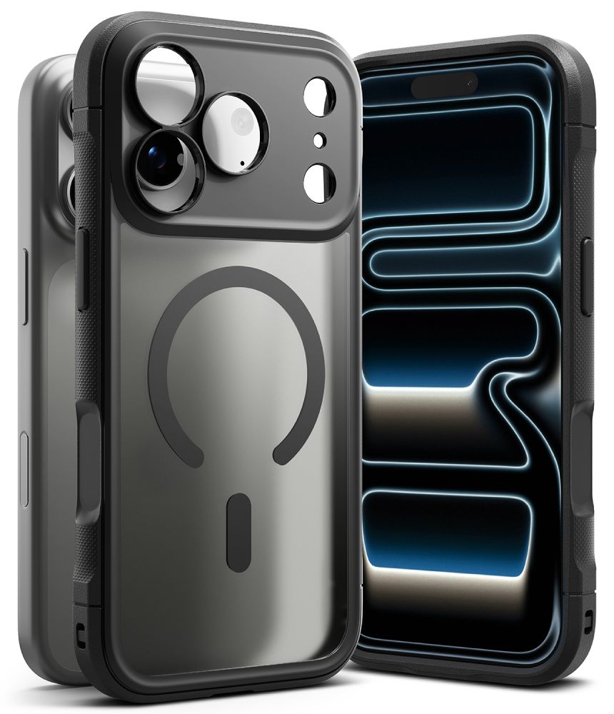 Ringke Fusion Bold Magnetisk Magsafe Iphone 17 Pro / 18 Pro Mat Røg
