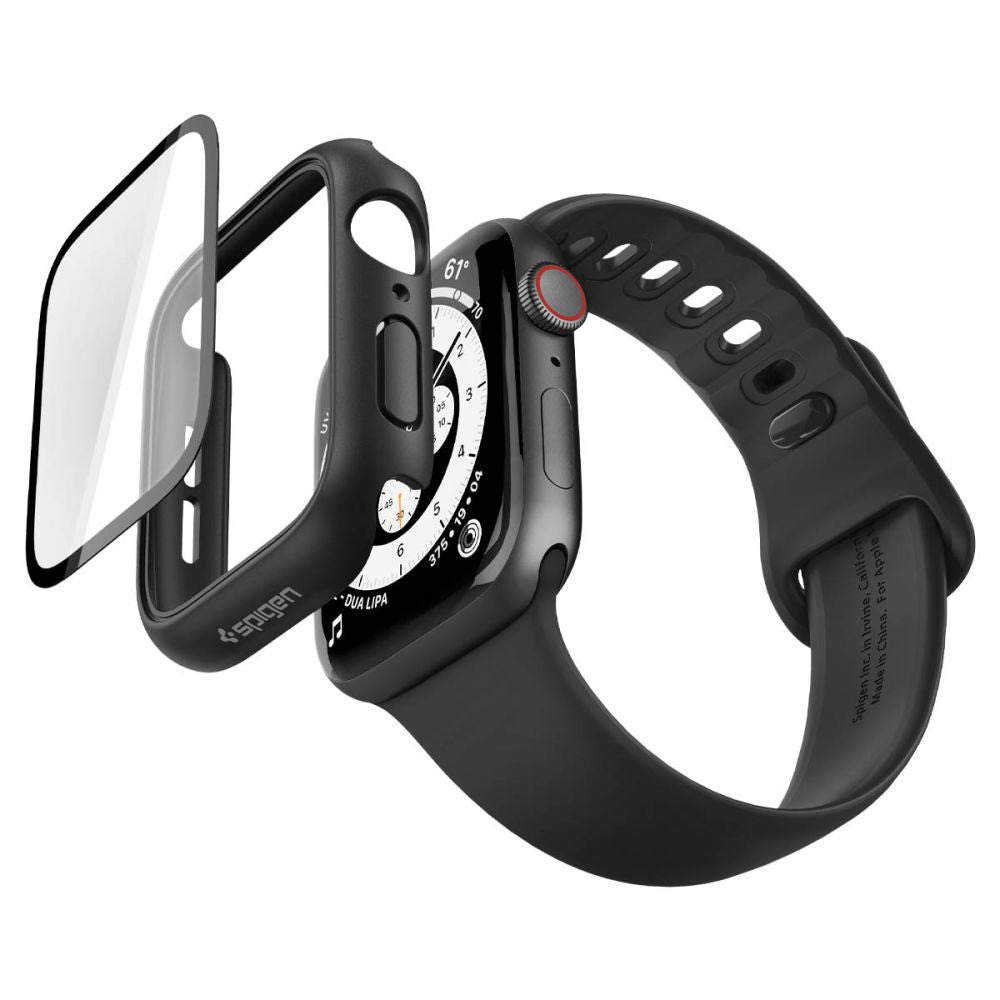 Spigen Thin Fit 360 Apple Watch 4 / 5 / 6 / Se 1 / 2 / 3 (44 Mm) Sort