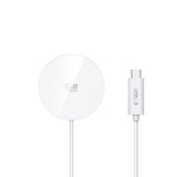 Tech Protect A50 Magnetisk Magsafe Trådløs Opladder 25 W Qi2.2 Hvid
