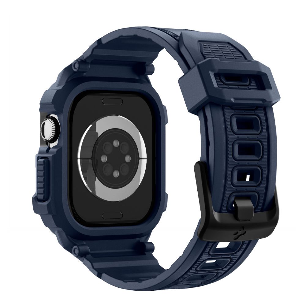 Spigen Rugged Armor ”Pro” V2 Apple Watch 10/11 (42 Mm) Marineblå