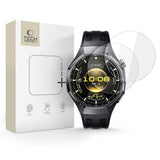 Hærdet Glas Tech Protect Glass Fit+ 2 Pack Huawei Watch Gt 6 Pro / 7 Pro (46 Mm) Klar