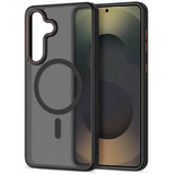 Tech Protect Magcam Magsafe Galaxy S26 Mat Sort/Rød