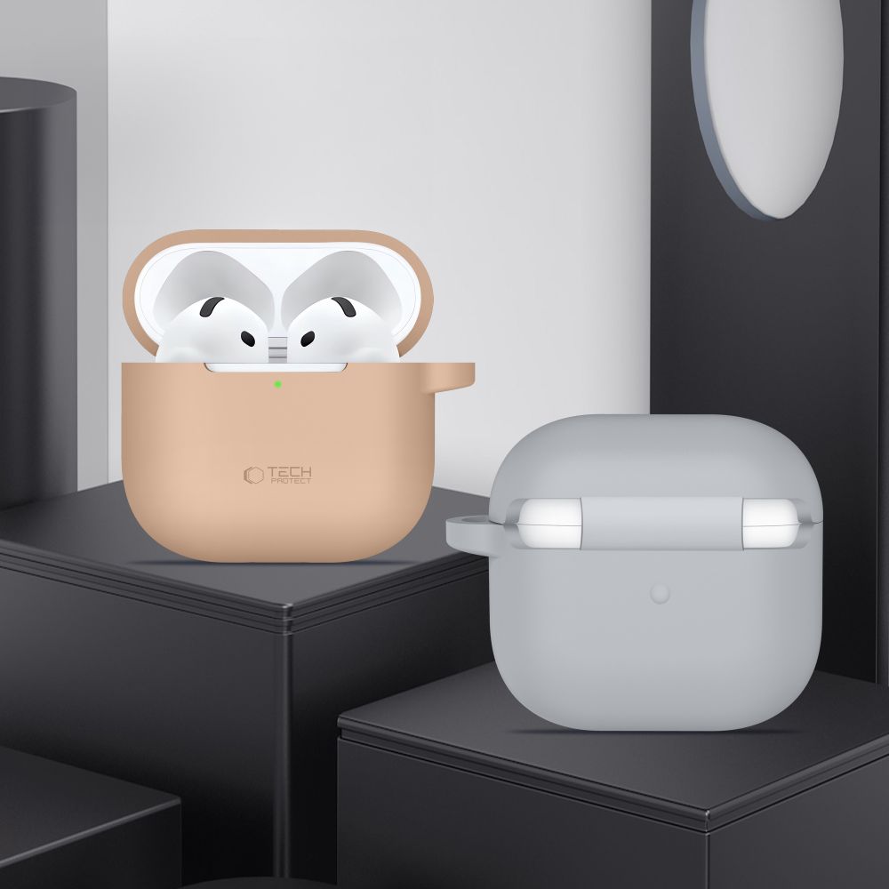 Tech Protect Silikonekrog Til Apple Airpods 4/5 Sort