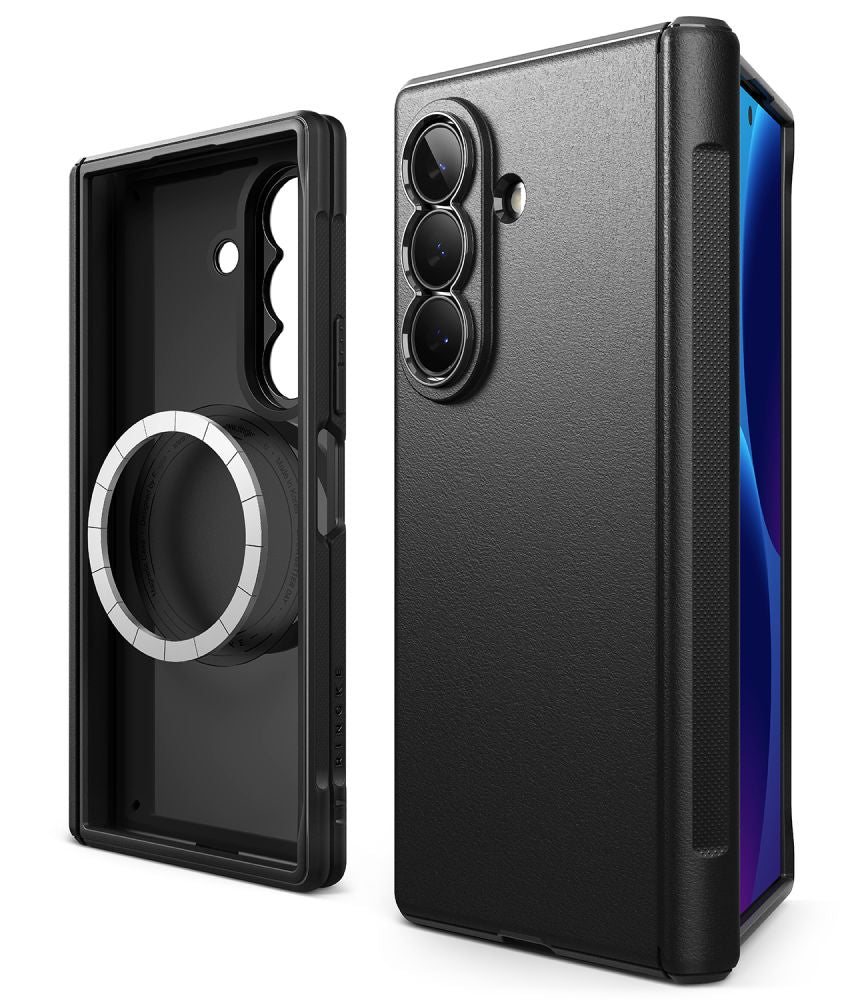 Ringke Onyx Flap Magnetisk Magsafe Galaxy Z Fold 8 Ultra Sort