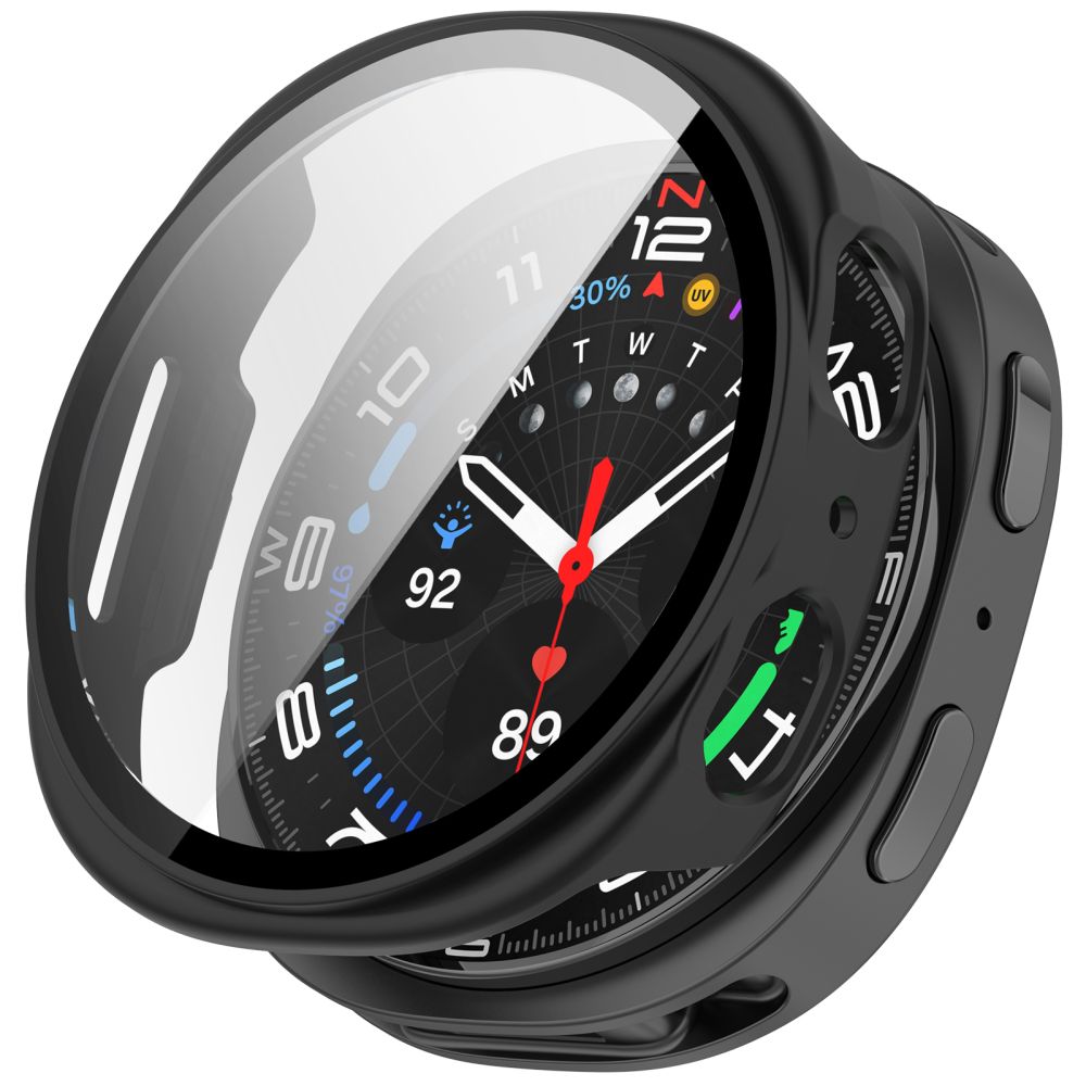 Tech Protect Defense 2 Pak Samsung Galaxy Watch 8/9 (44 Mm) Matsort & Klar