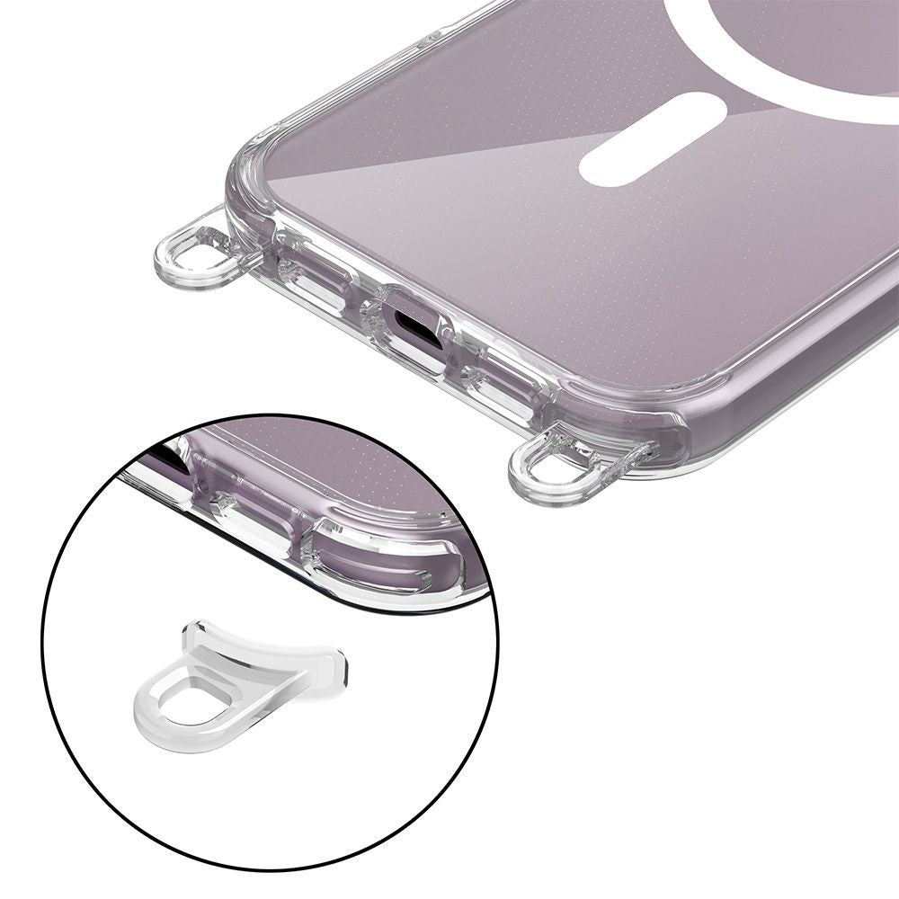 Tech Protect Flexair Kæde Magsafe Iphone 16 E / 17 E Sort & Taupe