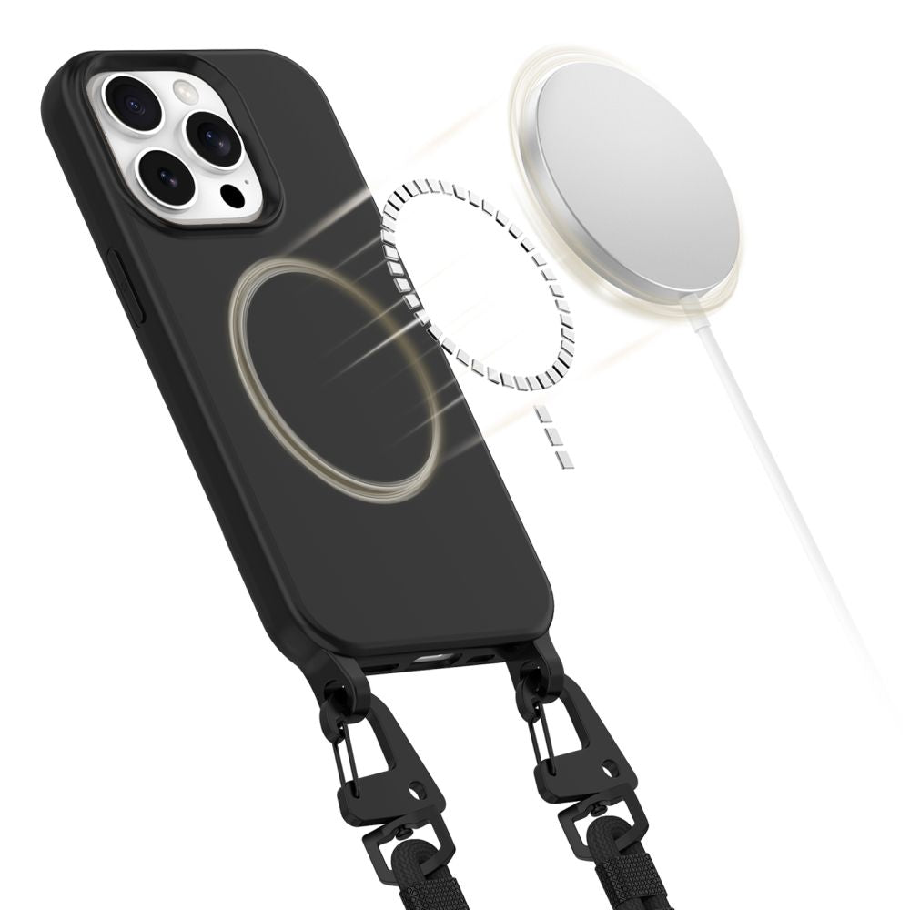 Tech Protect Magnæske Magsafe Iphone 15 Pro Sort