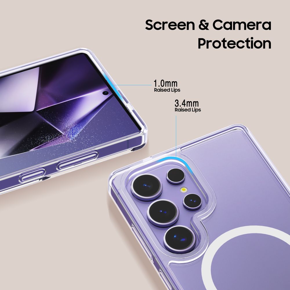 Tech Protect Flexair Hybrid Magsafe Galaxy S25 Ultra Clear