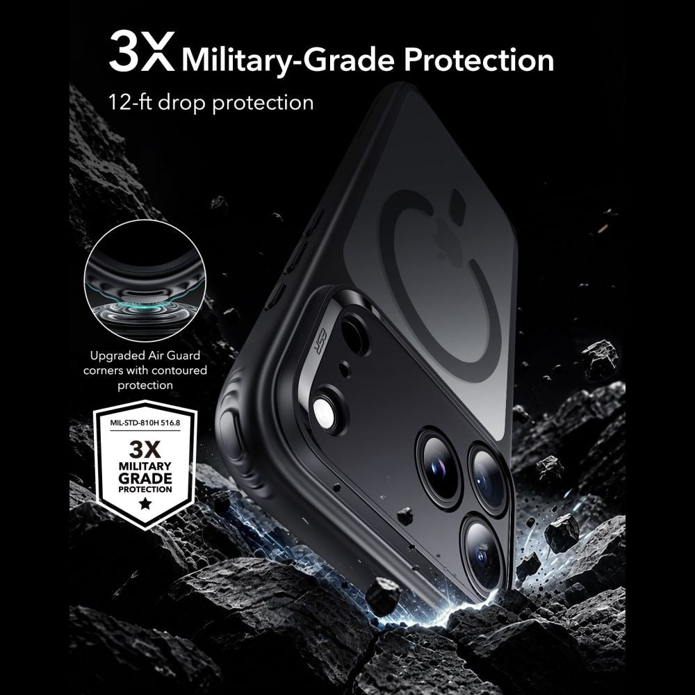 Esr Classic Hybrid Magsafe Iphone 17 Pro / 18 Pro Frosted Sort