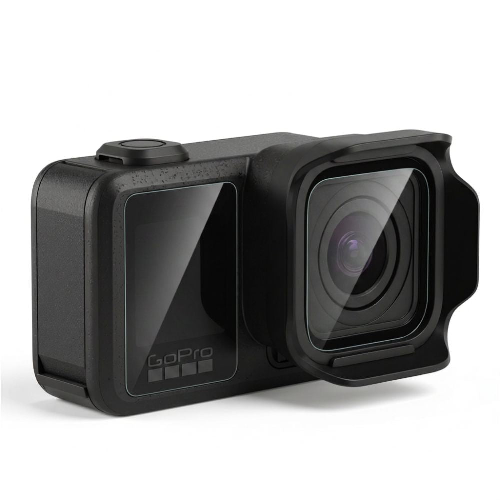 Beskyttelsessæt Tech Protect Foil & Glass Fit+ 2 Sæt Gopro Mission 1 / Pro Clear
