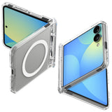 Spigen Ultra Hybrid Pro Magsafe Galaxy Z Flip 8 Klar/Hvid